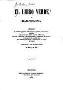 Cover of: El libro verde de Barcelona by Juan Cortada