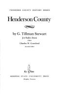 Henderson County by G. Tillman Stewart