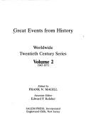 Cover of: Great events from history--worldwide twentieth century series by edited by Frank N. Magill, associate editor, Edward P. Keleher.