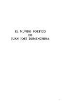 Cover of: El mundo poético de Juan José Domenchina
