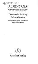 Cover of: Der deutsche Frühling: Ende und Anfang