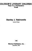 Cover of: Sologub's literary children by Stanley J. Rabinowitz