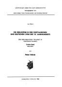 Cover of: Die Kreuzzüge in der okzitanischen und deutschen Lyrik des 12. Jahrhunderts by Peter Hölzle