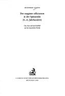 Cover of: Der magister officiorum in der Spätantike (4.-6. Jahrhundert) by Manfred Clauss