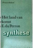 Cover of: Over het land van herkomst van E. du Perron