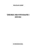 Cover of: Theorie der Fotografie