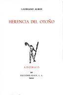 Cover of: Herencia del otoño