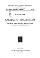 Carteggio Magliabechi by Salvatore Ussia