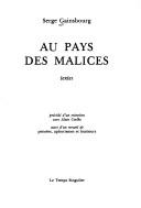Cover of: Au pays des malices: textes