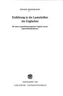 Cover of: Einführung in die Lautschriften des Englischen: mit einem umschriftentypologischen Vergleich neuerer Segmentaltranskriptionen