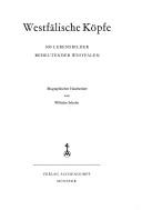 Cover of: Westfälische Köpfe by Wilhelm Schulte