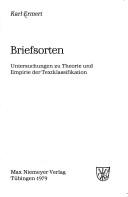 Cover of: Briefsorten: Unters. zu Theorie u. Empirie d. Textklassifikation
