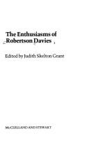 Cover of: The enthusiasms of Robertson Davies