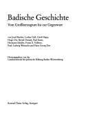 Cover of: Badische Geschichte by von Josef Becker ... [et al.] ; hrsg. von d. Landeszentrale für Polit. Bildung Baden-Württemberg.