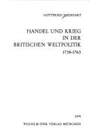 Cover of: Handel und Krieg in der britischen Weltpolitik, 1738-1763