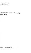 Cover of: Church and state in Rhodesia: 1959-1979