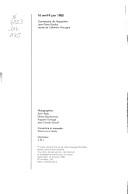 Cover of: Anne et Patrick Poirier, Domus Aurea: fascination des ruines: [catalogue d'une exposition], 6 janvier-20 février 1978, Centre national d'art et de culture Georges Pompidou, Musée national d'art moderne.