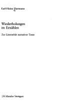 Cover of: Wiederholungen im Erzählen by Karl-Heinz Hartmann