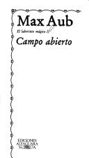 Cover of: Campo abierto by Max Aub