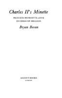 Cover of: Charles II's Minette by Bryan Bevan
