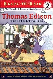 Cover of: Thomas Edison to the Rescue! by Howard Goldsmith