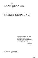 Cover of: Enkelt ursprung