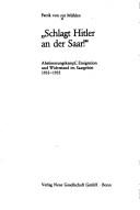 Cover of: "Schlagt Hitler an der Saar!" by Patrik von Zur Mühlen