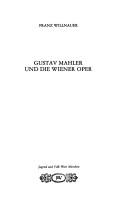 Cover of: Gustav Mahler unddie Wiener Oper