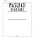 Cover of: Maserati road cars