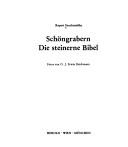 Cover of: Schöngrabern, die steinerne Bibel