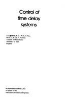 Cover of: Control of time-delay systems