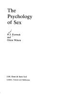 Cover of: The psychology of sex by Hans Jurgen Eysenck