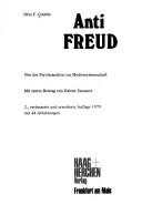 Cover of: Anti-Freud: von d. Psychoanalyse zur Medienwiss.