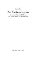 Cover of: Zur Antikenrezeption in der französischen Skulptur des 19. und frühen 20. Jahrhunderts