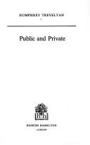 Cover of: Public and private