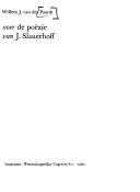 Cover of: Over poëzie van J. Slauerhoff by Willem J. van der Paardt