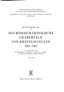 Cover of: Das römisch-fränkische Gräberfeld von Krefeld-Gellep: 1964-1965