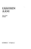 Cover of: Ukkosen ääni