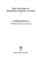 Cover of: Neue Forschungen zur brandenburg-preussischen Geschichte