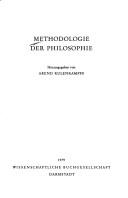 Cover of: Methodologie der Philosophie by hrsg. von Arend Kulenkampff.