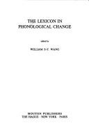 The Lexicon in phonological change