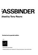 Fassbinder by Tony Rayns