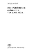 Cover of: Das spätrömische Gräberfeld von Somogyszil