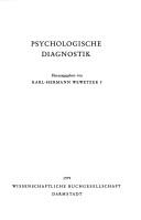 Cover of: Psychologische Diagnostik