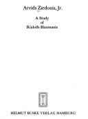 Cover of: A study of Rūdolfs Blaumanis