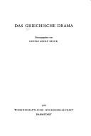 Cover of: Das Griechische Drama