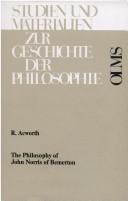 Cover of: The philosophy of John Norris of Bemerton: (1657-1712)