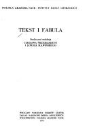 Cover of: Tekst i fabuła: studia