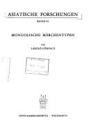 Cover of: Mongolische Märchentypen