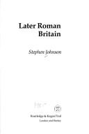 Cover of: Later Roman Britain